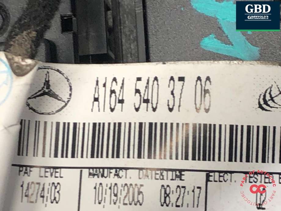 Varmeapparat betjening til Mercedes ML 2005-2011 (W164) (W164) (A 251 900 00 01|A164 540 37 06|)