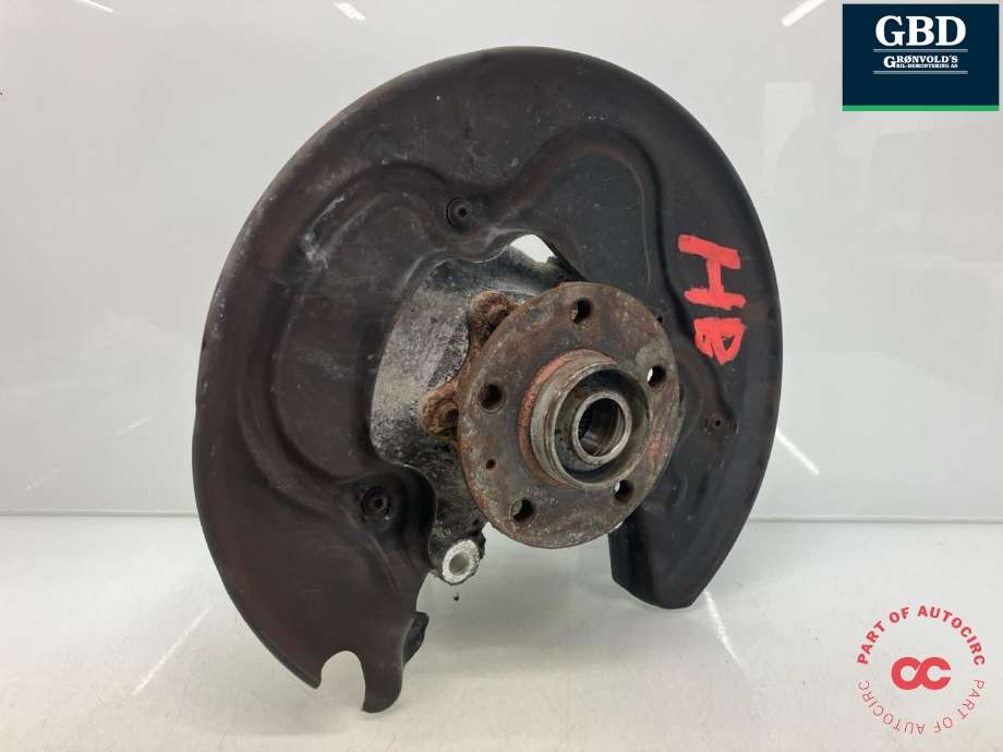 Hjulspindel høyre bak til Audi A8 2010-2013 (Type III, Fase 1) (4H0 505 432 D|4H0 505 432 C|)