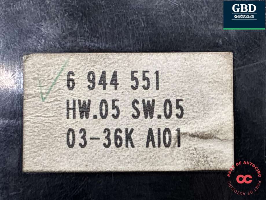 Bryter ruteheis førerdørspanel til BMW X5 2000-2006 (E53) (E53) (61 31 6 962 505|6944551|)