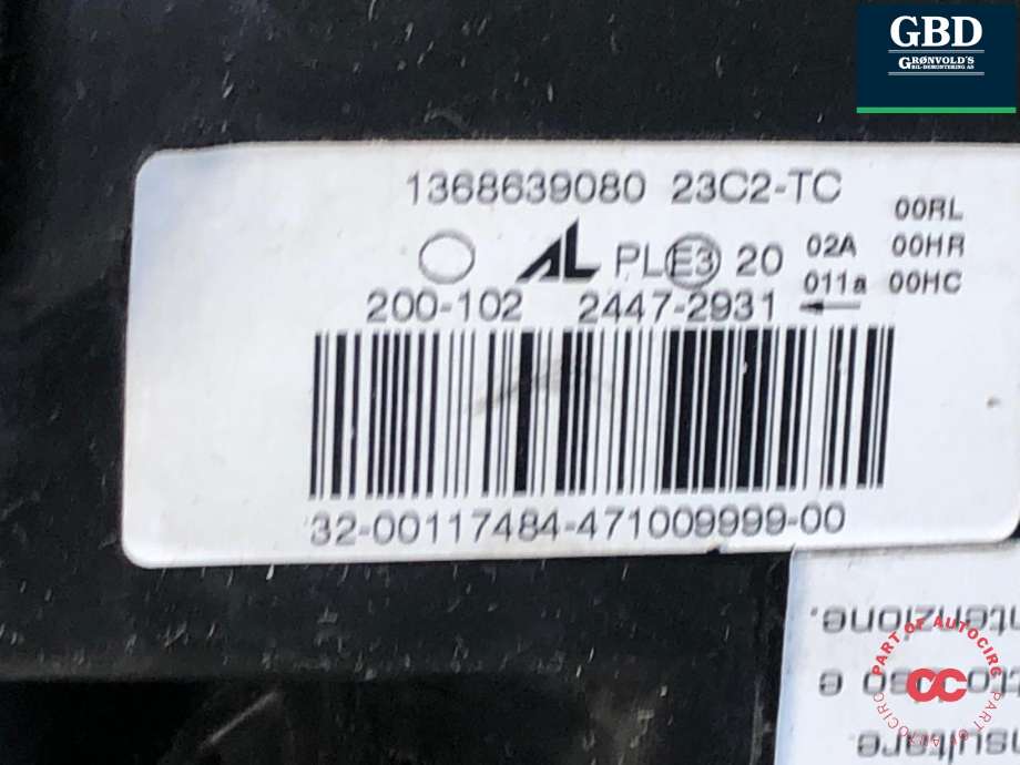 Frontlykt høyre halogen til Fiat Ducato 2007-2013 (1368639080|)