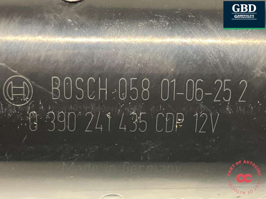 Viskermotor frontrute til Mercedes S-Klasse 1999-2005 (W220) (W220) (BOSCH|A 220 820 07 42|0 390 241 435|)