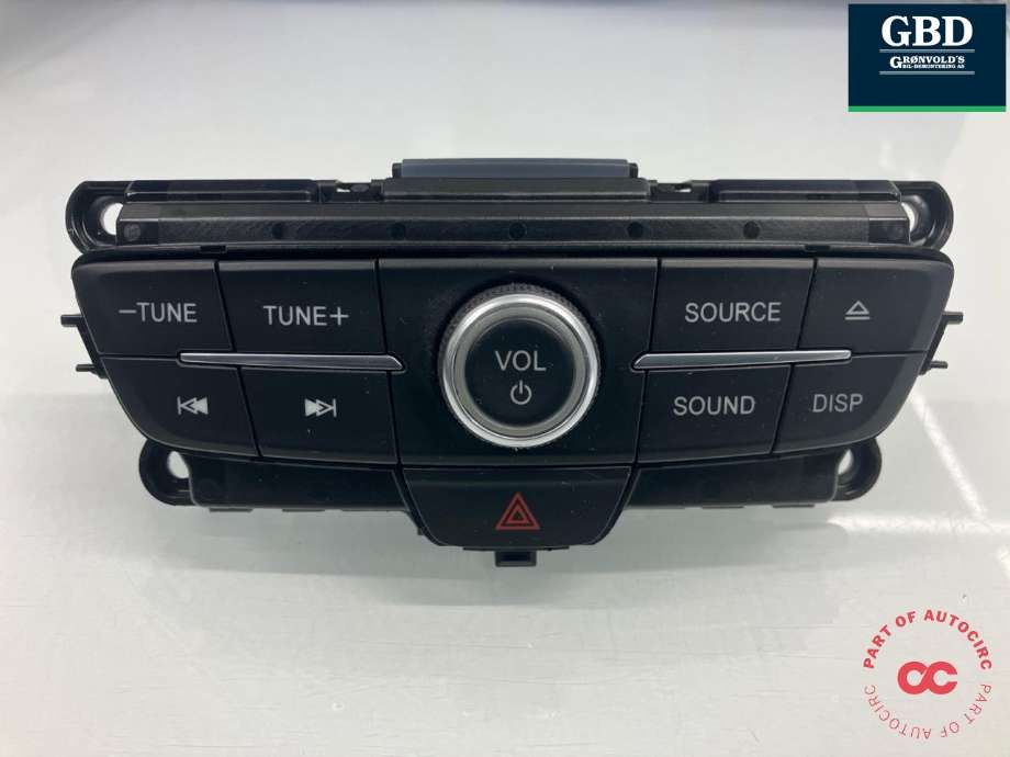 Bilstereo betjeningspanel til Ford Focus, electric 2012-2018 (2024819|F1ET-18K811-HD|)