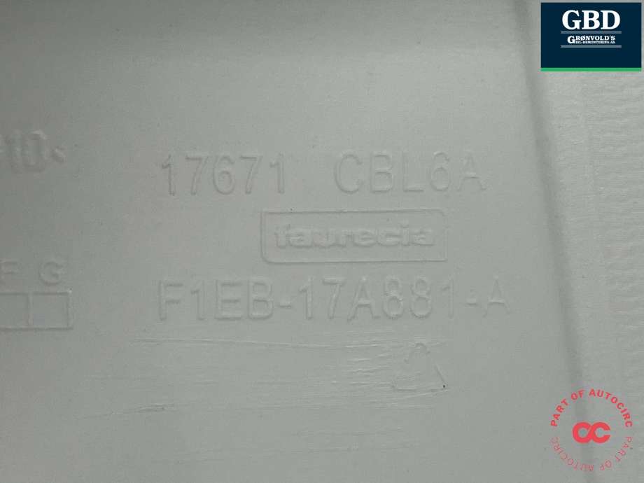 Støtfanger bak feste til Ford Focus, electric 2012-2018 (2099433|F1EB-17E850-DC|)