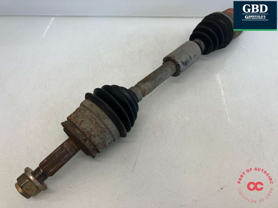 Drivaksel venstre foran, bensin/automat til Mitsubishi Colt 2004-2008 (Type VII, Fase 1) (MR582021|)