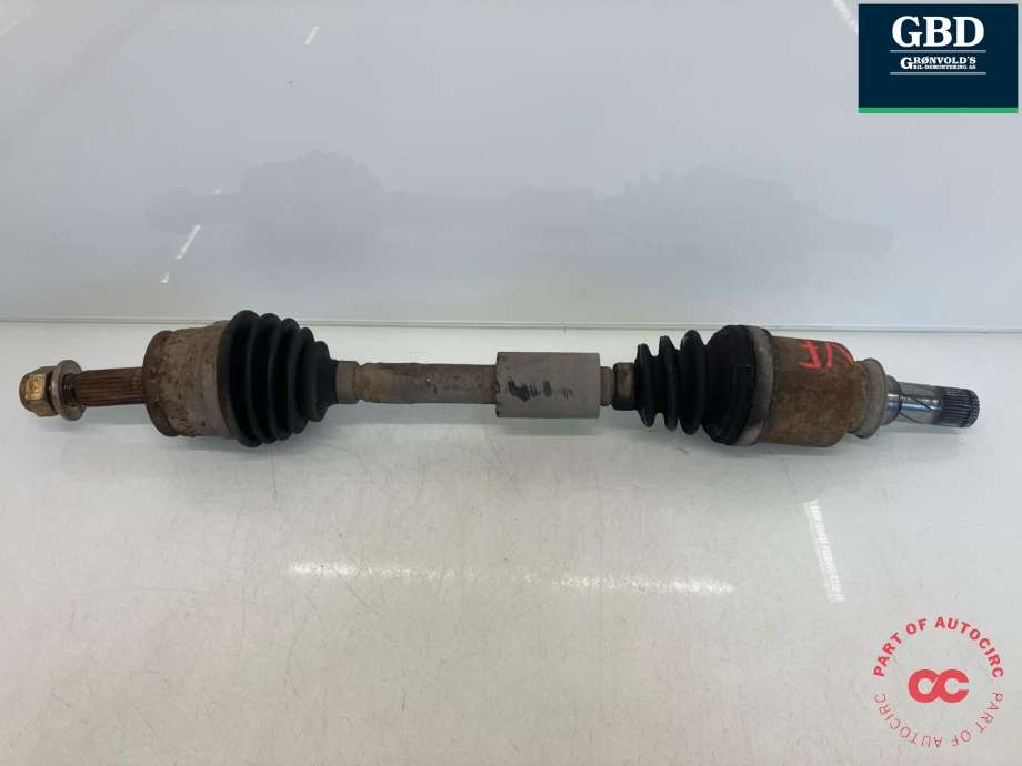 Drivaksel venstre foran, bensin/automat til Mitsubishi Colt 2004-2008 (Type VII, Fase 1) (MR582021|)