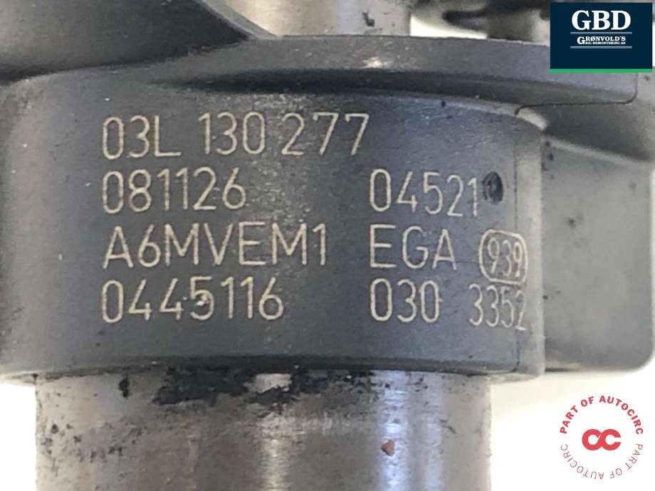 Dyse innsprøyting diesel til VW Golf VI 2008-2012 (03L 130 277|03L 130 855 X|)