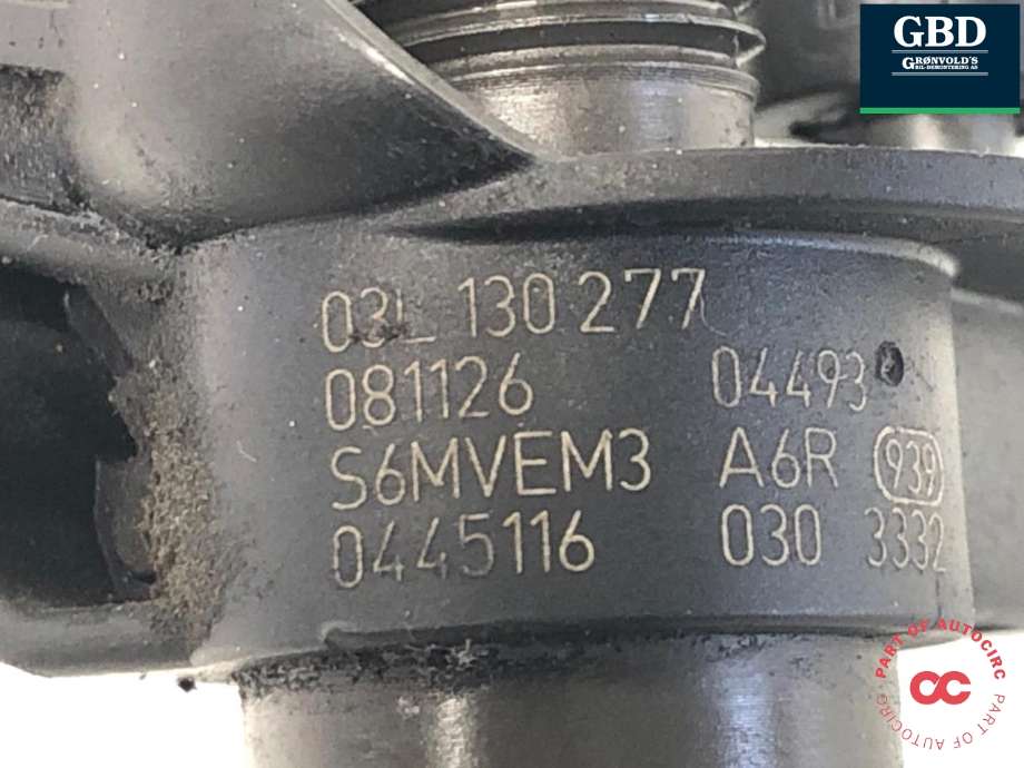 Dyse innsprøyting diesel til VW Golf VI 2008-2012 (03L 130 277|03L 130 855 X|)