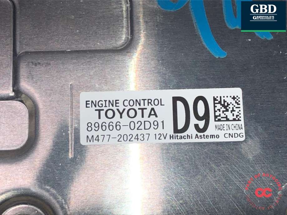 Styreenhet motor til Toyota Corolla 2019-->> (8966602D91|)