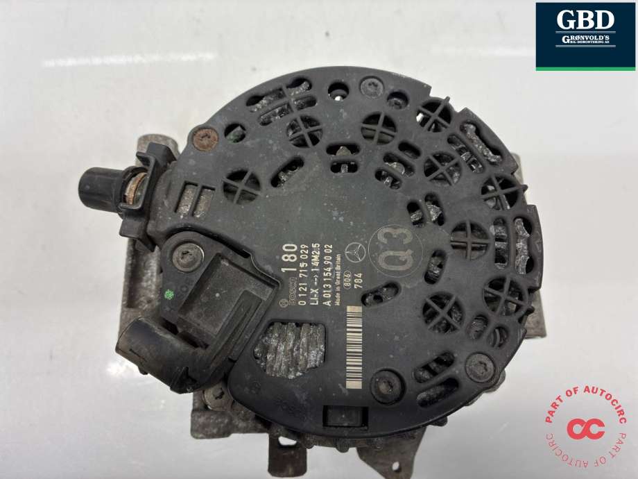 Dynamo diesel til Mercedes C-Klasse 2007-2011 (Fase 1) (W204) (W204) (A 013 154 90 02 80|A 013 154 90 02|)