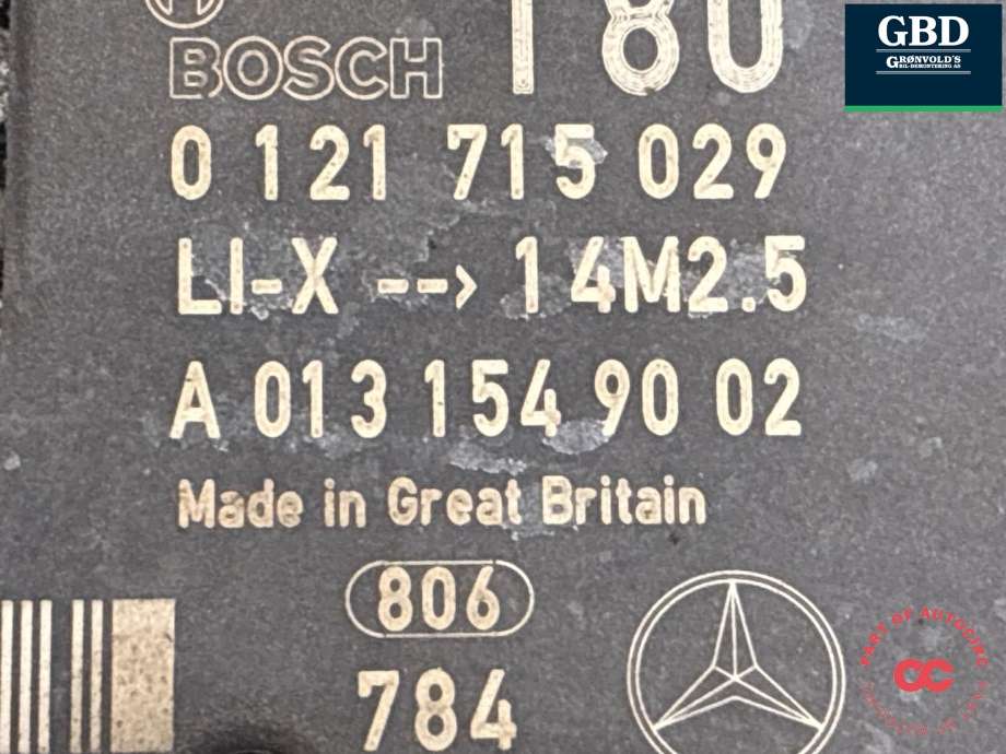 Dynamo diesel til Mercedes C-Klasse 2007-2011 (Fase 1) (W204) (W204) (A 013 154 90 02 80|A 013 154 90 02|)