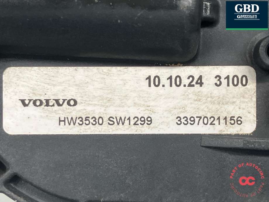 Viskermotor frontrute til Volvo C30 2010-2012 (Fase 2) (BOSCH|31253518|1 397 220 668|)
