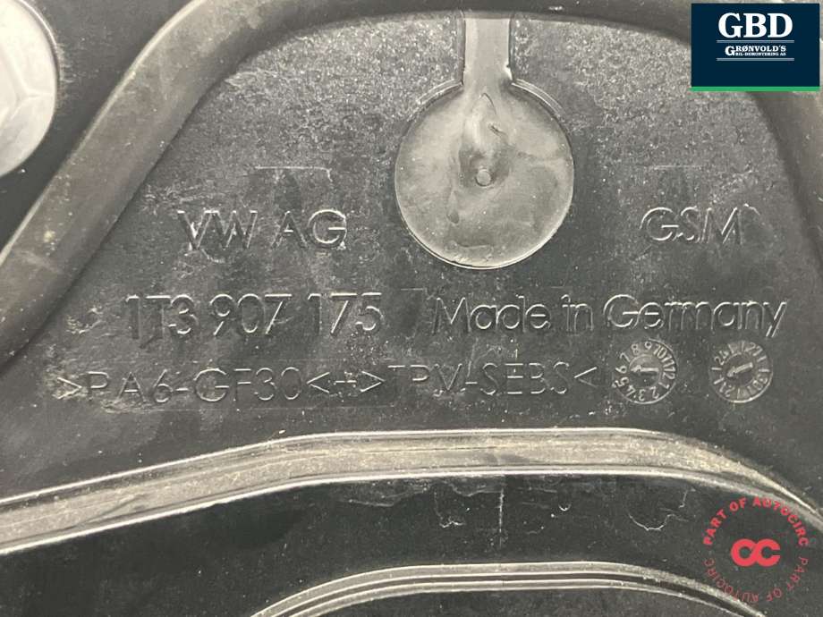 Batterilader inntak/luke til VW ID.BUZZ 2022-->>  (1N3 971 531 AB|1N3 971 531 D|)