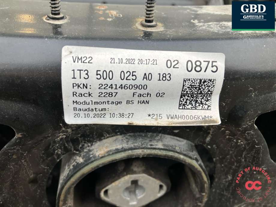 Travers bak til VW ID.BUZZ 2022-->> (1N3 505 235 Q|)