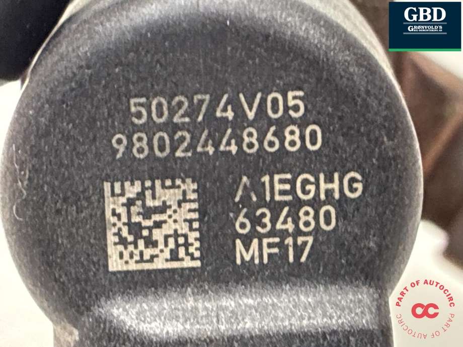 Dyse innsprøyting diesel til Citroën C4, Aircross 2012-2017 (98 024 486 80|16 085 183 80|)