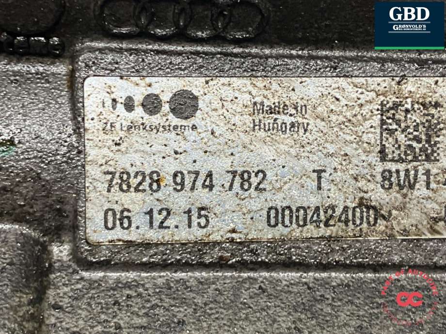 Tannstang elektrisk til Audi A4 2015-2019 (Type V, Fase 1) (B9) (B9) (8W1 423 055 AJ|8W1 423 055 Q|)