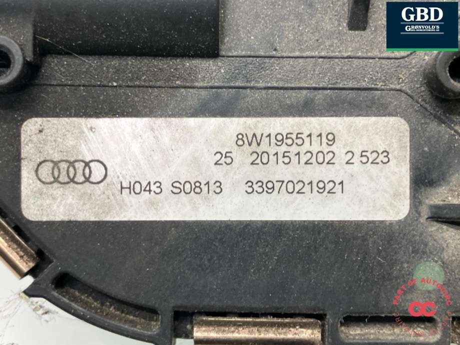 Viskermotor frontrute til Audi A4 2015-2019 (Type V, Fase 1) (B9) (B9) (8W1 955 023 C|8W1 955 023 A|8W1955119)