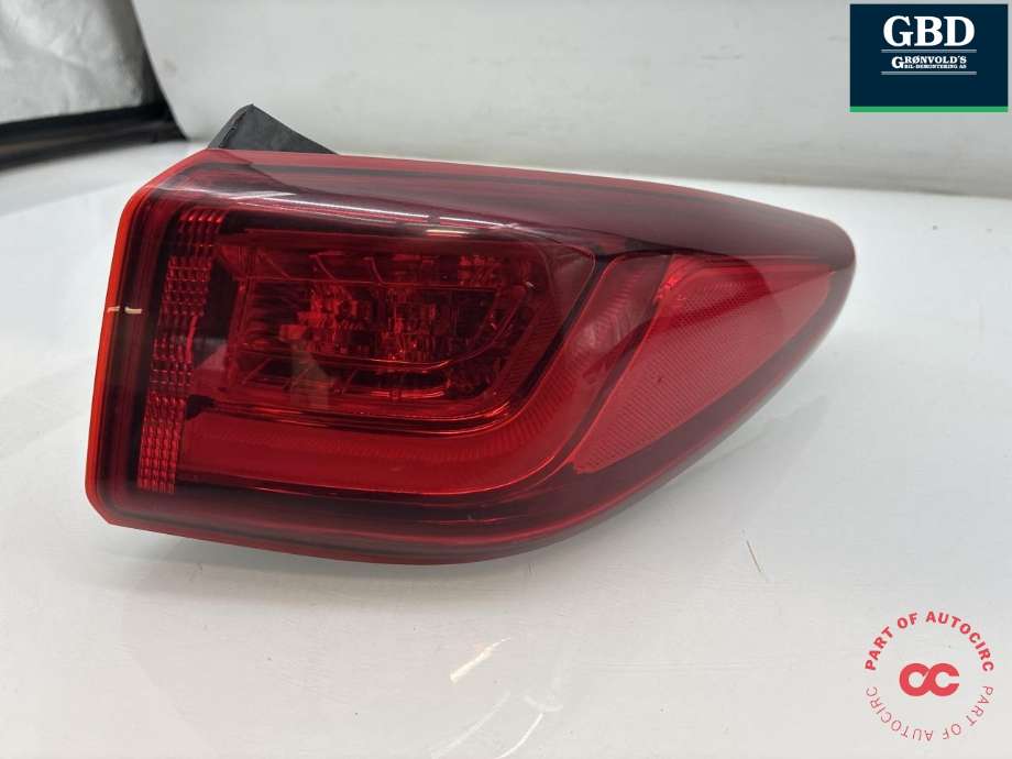 Baklykt høyre ytre til Hyundai Kona, 2017-2021 (Type I, Fase 1) (92402J 9100)