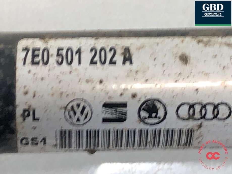 Drivaksel høyre bak, diesel/manuell til VW Transporter / Caravelle 2015-2019 (T6) (T6) (7E0 501 202 A|7E0 501 202 AX|)