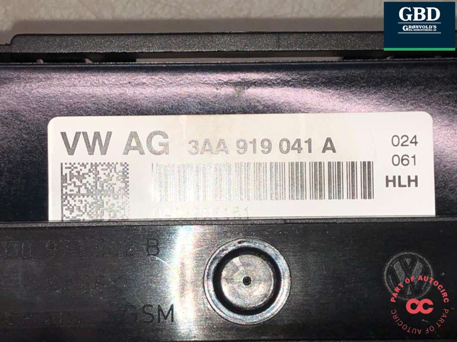 Styreenhet diverse til VW Transporter / Caravelle 2015-2019 (T6) (T6) (3AA 919 041 A|)