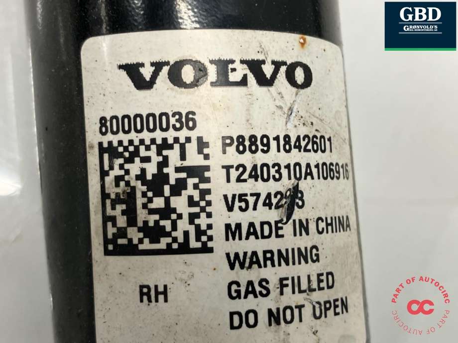 Støtdemper bak til Volvo EX30 2023-->>  (80000036|)