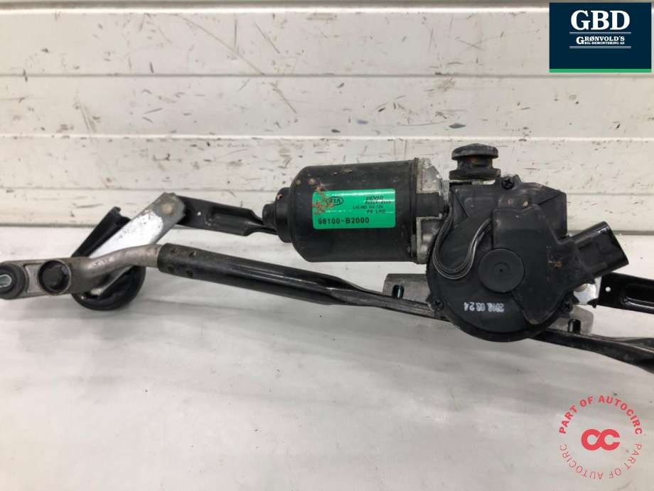 Viskermotor frontrute komplett m/overføring til Kia Soul 2014-2019 (Type II) (98100B 2000|)