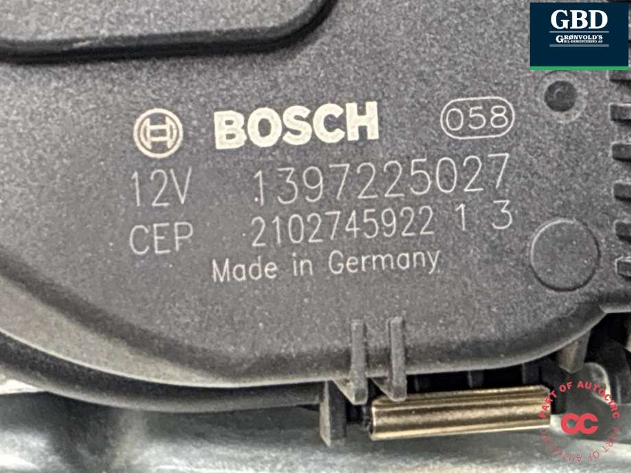 Viskermotor frontrute komplett m/overføring til Škoda Enyaq 2021-->> (11B 955 023 A|11B 955 023|3397022231| 1397225027)