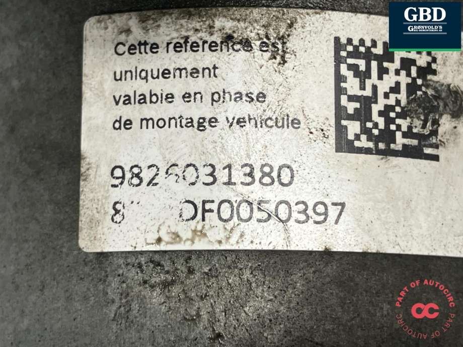 ABS sentral til Peugeot 3008 2016-->> (Type II) (16 231 610 80|16 825 935 80|9826031380)