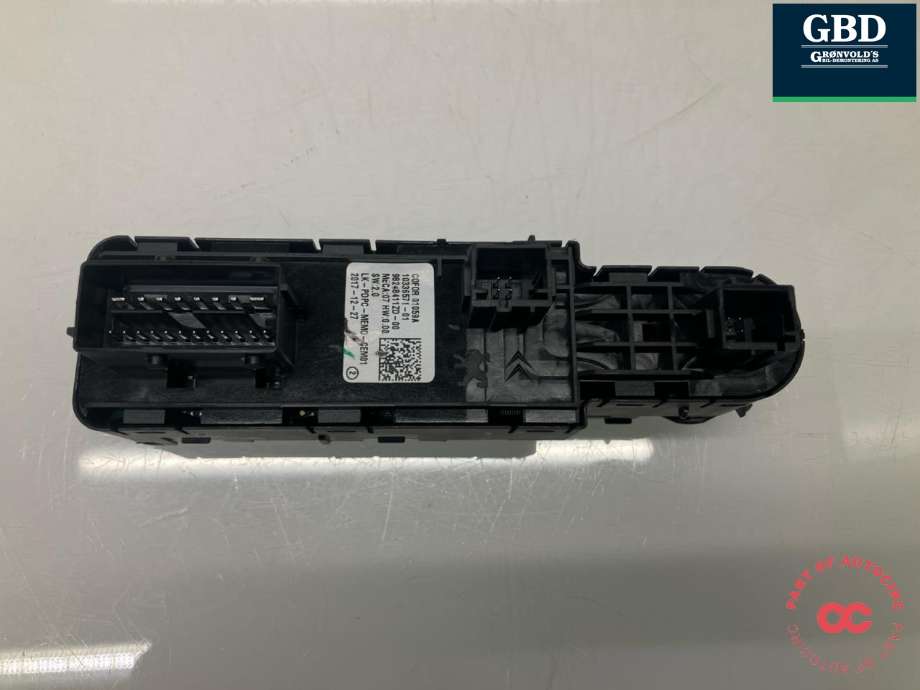 Bryter ruteheis førerdørspanel til Peugeot 3008 2016-->> (Type II)  (98 319 739 ZD|98 248 411 ZD|)