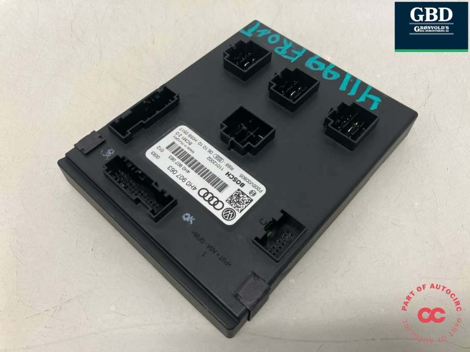 Styreenhet comfort (BCM) til Audi A8 2010-2013 (Type III, Fase 1)  (BOSCH|4H0 907 063 CG 000|4H0 907 063 CG|)