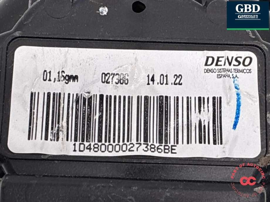Varmeapparat motor til Peugeot Rifter 2018-->>  (98 497 170 80|1D48000027386BE|)