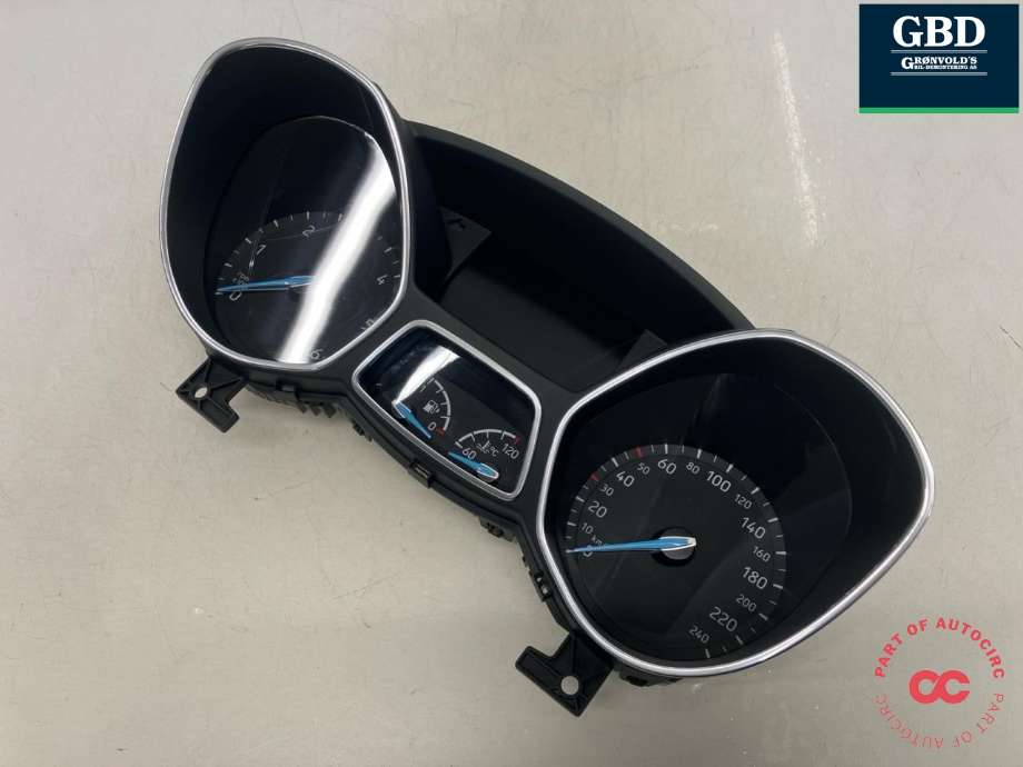 Instrumentpanel til Ford Focus 2014-2018 (Type III, Fase 2) (2303630|F1ET-10849-BLX|F1ET-10849-BLH| 2640259)
