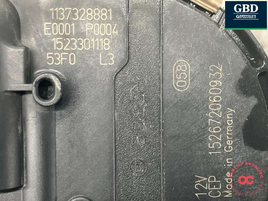 Viskermotor foran høyre til Ford Focus 2014-2018 (Type III, Fase 2)  (2135685|BM51-17508-BM|BM51-17504-BL| 0 390 248 153)