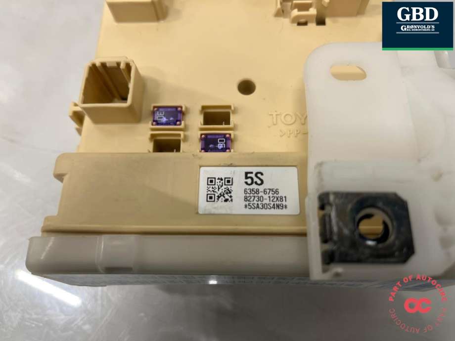 Styreenhet comfort (BCM) til Toyota Auris 2015-2019 (Type II, Fase 2)  (5012-2230|6358-6756|82730-12X81)