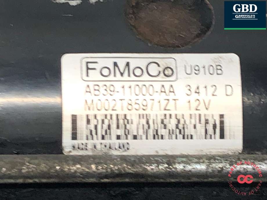 Starter diesel til Ford Ranger 2012-2015 (2415034| 1720325|AB39-11000-AA|)