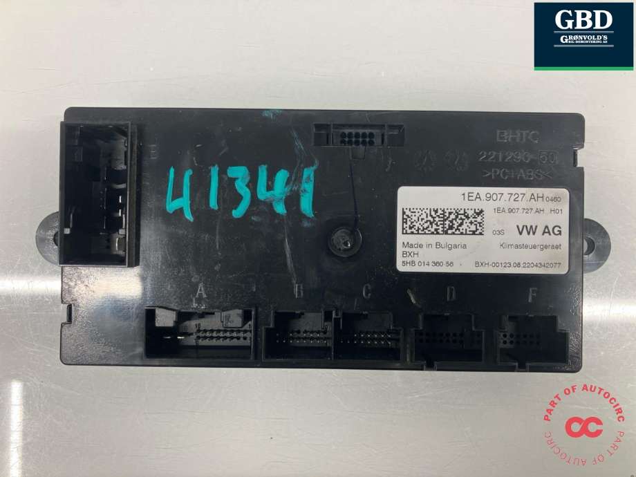 Styreenhet klima/aircondition til VW ID.BUZZ 2022-->>  (1EA 907 727 AH|)