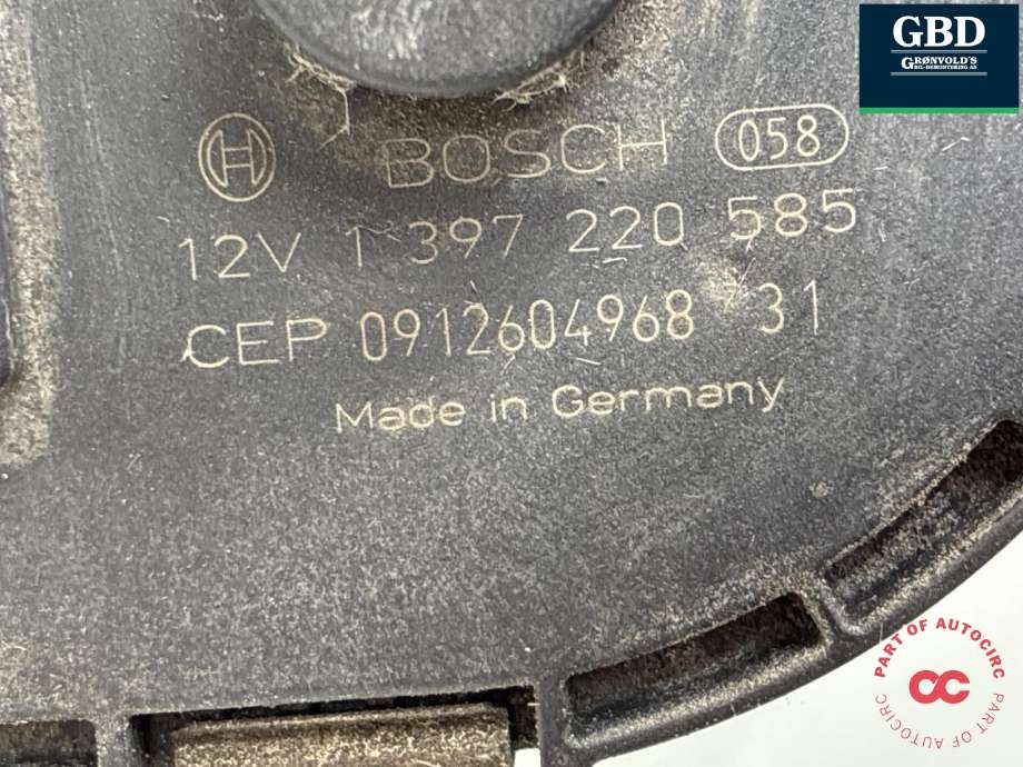 Viskermotor frontrute til Audi A6 2008-2011 (Type III, Fase 2) (C6) (C6) (4F1 955 023 K|)