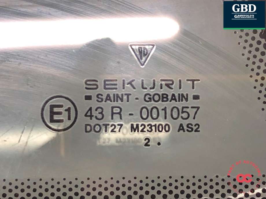 Siderute høyre bak til Porsche 911 1998-2005 (996) (996) (996 543 112 10|996 543 112 06|43 R -001057)