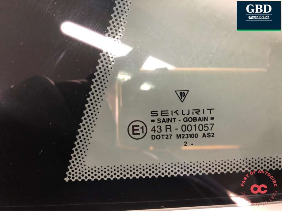 Siderute venstre bak til Porsche 911 1998-2005 (996) (996) (996 543 111 06|43 R -001057|)