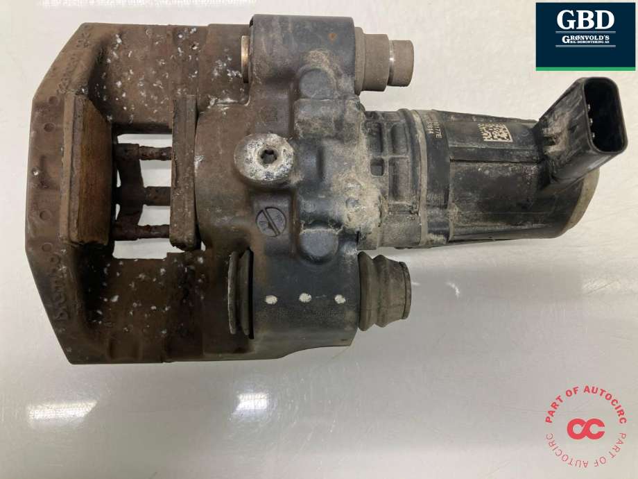 Bremsecaliper venstre bak, elektrisk til Tesla Model X 2016-->>  (1021252-00-F|1021252-00-G|)