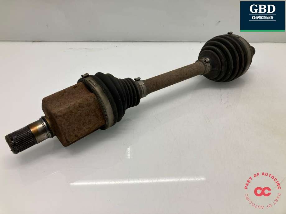 Drivaksel venstre foran, bensin/automat til VW Golf VII 2012-2017 (Fase 1) (5Q0 407 271 CM|5Q0 407 761 TX|)