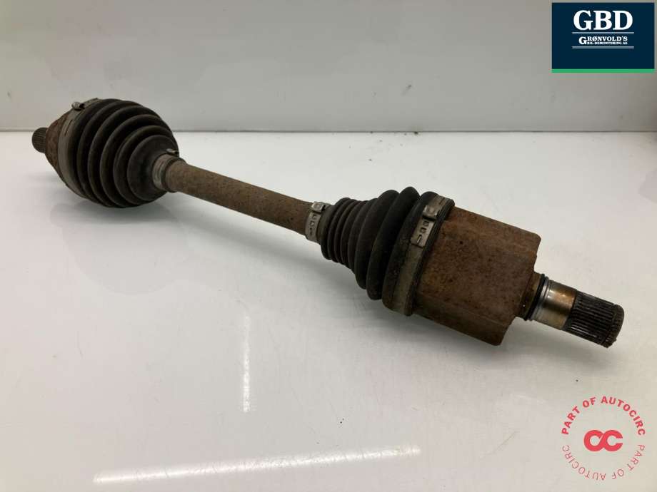 Drivaksel venstre foran, bensin/automat til VW Golf VII 2012-2017 (Fase 1) (5Q0 407 271 CM|5Q0 407 761 TX|)