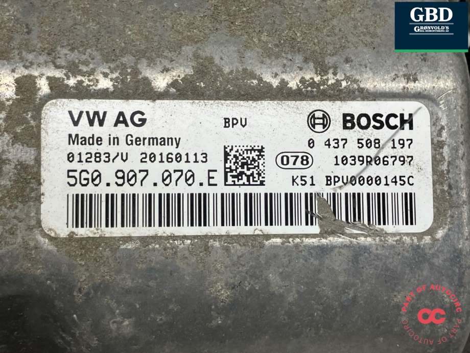 Inverter hybrid til VW Golf VII 2012-2017 (Fase 1) (5G0 907 070 E|)