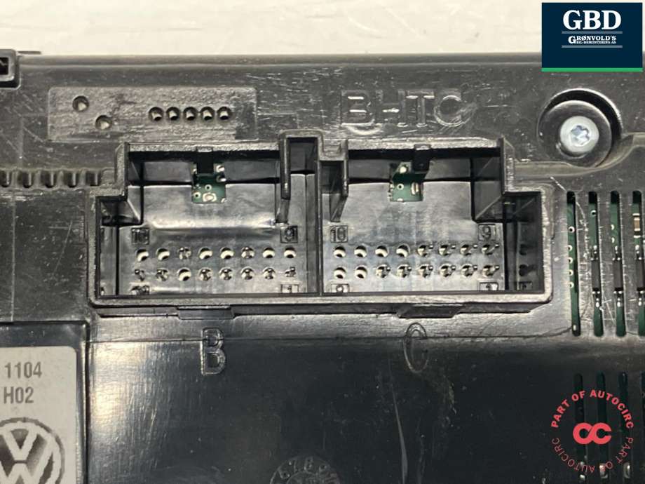 Varmeapparat betjening til VW Golf VII 2012-2017 (Fase 1)  (5GE 907 044 AE WZU|)
