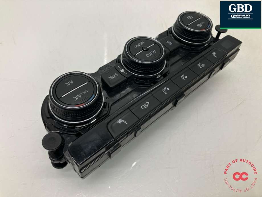 Varmeapparat betjening til VW Golf VII 2012-2017 (Fase 1)  (5GE 907 044 AE WZU|)