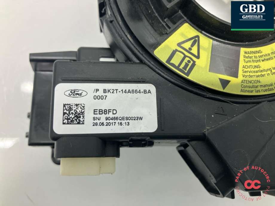 Airbag slepering til Ford Transit Custom 2013-2023 (Type I) (1782330|BK2T-14A664-BA|)