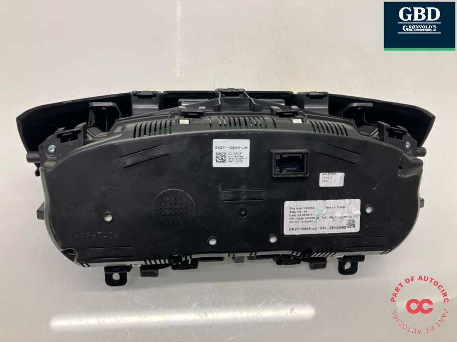Instrumentpanel til Ford Transit Custom 2013-2023 (Type I) (2342291|GK2T-10849-JC|GK2T-10849-JA)