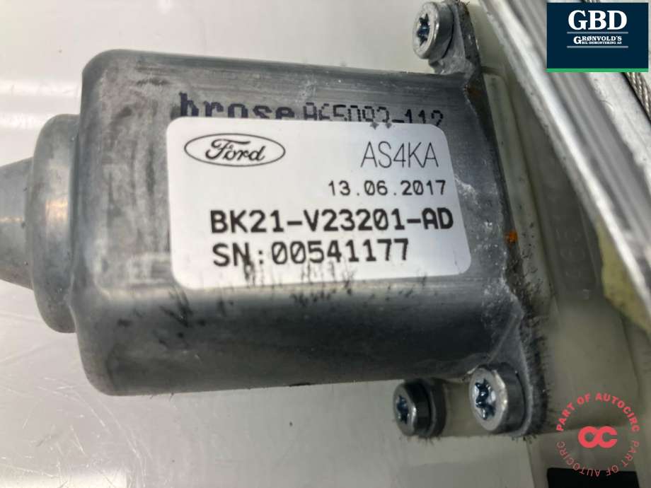 Ruteheis venstre foran til Ford Transit Custom 2013-2023 (Type I)  (2473815|BK21-V23201-AE|BK21-V23201-AD)