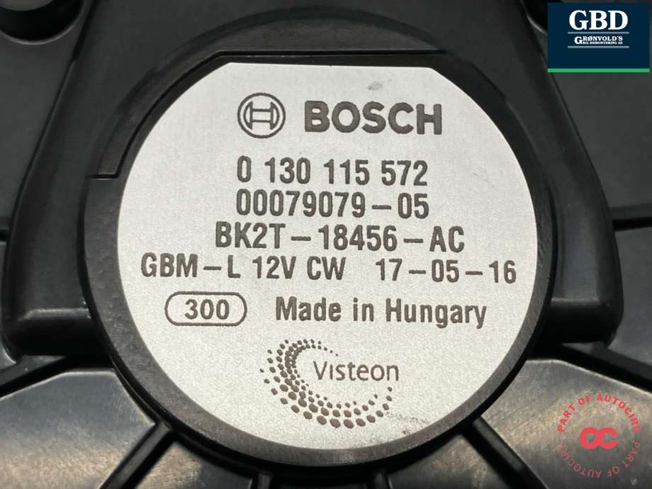 Varmeapparat motor til Ford Transit Custom 2013-2023 (Type I)  (2368958|BK2T-18456-AD|BK2T-18456-AC)
