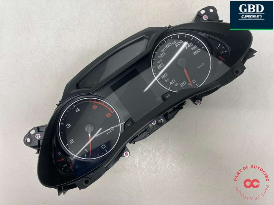 Instrumentpanel til Audi A4 2007-2014 (Type IV) (B8) (B8) (MAGNETI MARELLI|8K0 920 900 K|8K0 920 900 J|503.002.370.501)