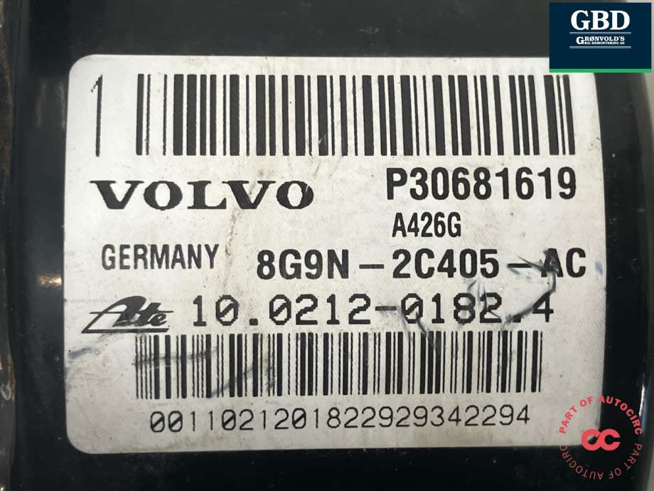 ABS sentral til Volvo V70 2007-2013 (Type III, Fase 1) (31329140|30681619|)